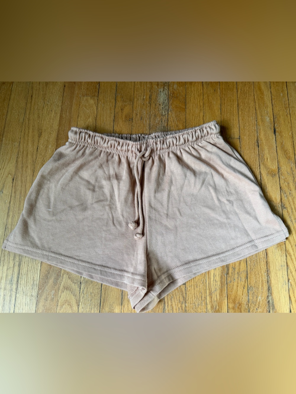 Women’s Casual Drawstring Lounge Shorts in Dusty Rose